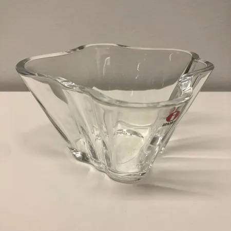 Aalto-Kulho, design Alvar Aalto, Iittala, korkeus 75mm, kirkas