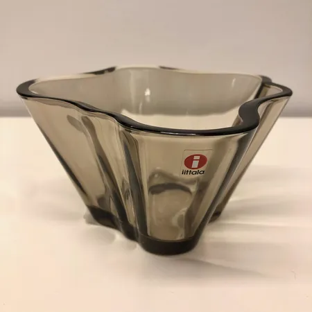 Aalto-Kulho, design Alvar Aalto, Iittala, korkeus 75mm, pellava