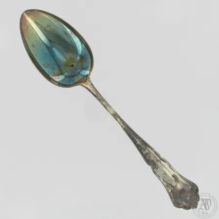 Puurolusikka, Chippendale, kaiverrettu, pituus 260mm, 813,  Paino: 91,9 g