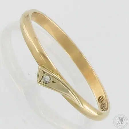 Timanttisormus 1xn.0.005ct, koko 18,  Paino: 1,3 g