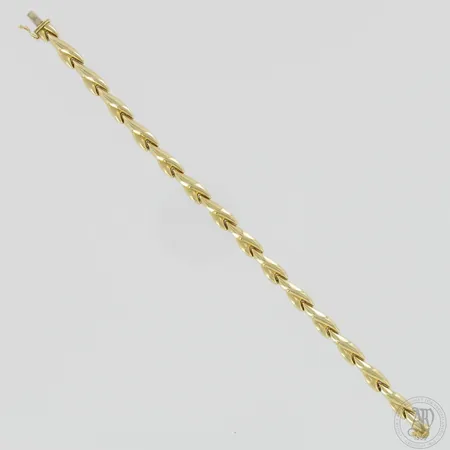 Ranneketju, pituus 185mm ja leveys 6mm, 585,  Paino: 7,7 g