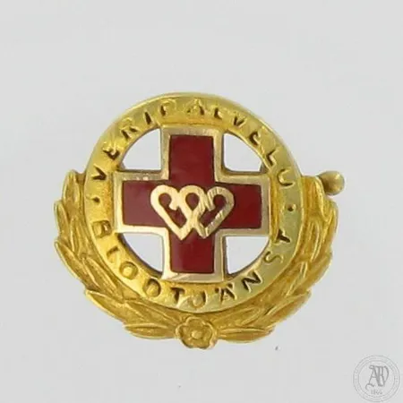 Viallinen rintamerkki, 585br,  Paino: 1,8 g