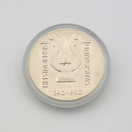 Juhlaraha, Helsingin yliopisto 1640-1990, nimellisarvo 100mk, 830, Paino: 24,1 g