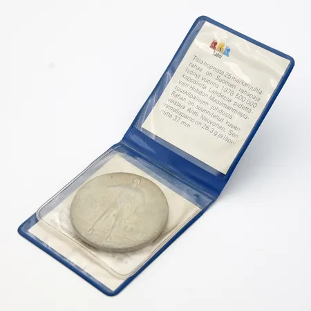 Juhlaraha, Lahti MM 1978, nimellisarvo 25mk, 500, Paino: 26,6 g