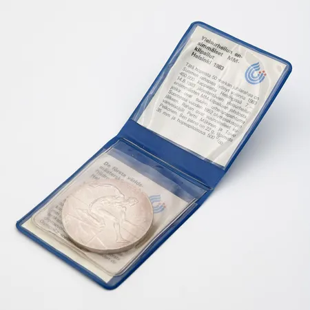 Juhlaraha, Yleisurheilun MM 1983, nimellisarvo 50mk, 500,  Paino: 22 g