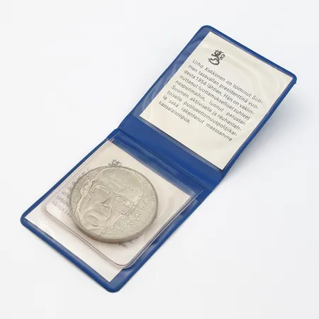 Juhlaraha, Urho Kekkonen 1975, nimellisarvo 10mk, 500, Paino: 23,8 g
