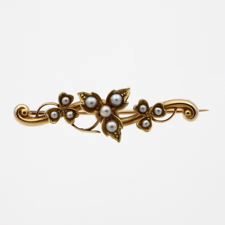 Helmirintaneula, leveys 38mm, 585br,  Paino: 2,7 g