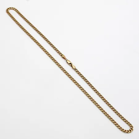 Panssarikaulaketju, pituus 46,5cm, leveys 3,5mm, 585,  Paino: 7 g