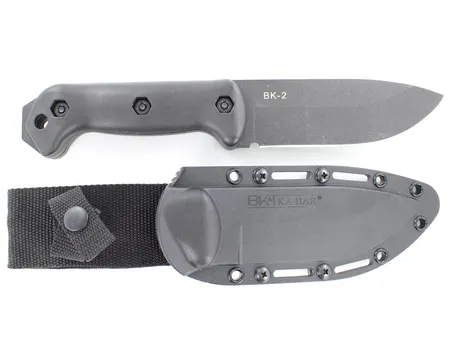 Puukko, Ka-bar Becker, BK-2, pituus 27cm, suojapussi