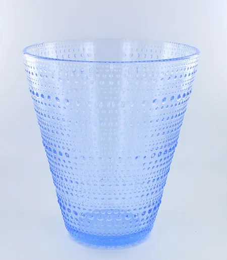 Maljakko, Iittala, Kastehelmi, Ø 14cm, korkeus 15,4 cm, vaalensininen