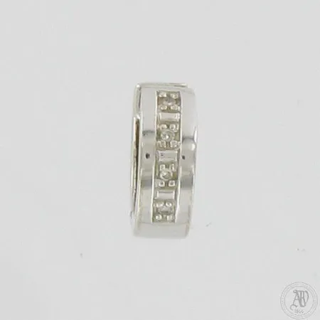Timanttikorvarengas 4xn.0.005ct, Ø 12mm, 585 valkokulta,  Paino: 1,2 g