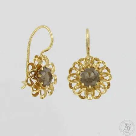 Kivikorvakorut, korkeus 18mm, 585br,  Paino: 1,4 g
