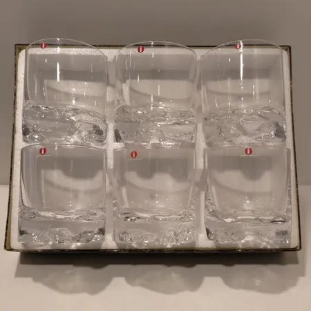 Kuusi lasia, Gaissa, Iittala, design Tapio Wirkkala, 28cl . 