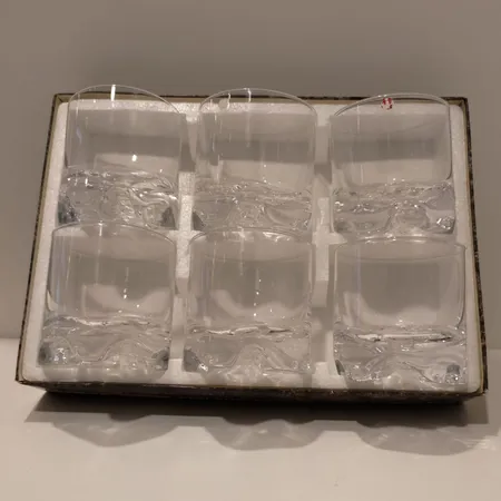 Kuusi lasia, Gaissa, Iittala, design Tapio Wirkkala, 14cl 