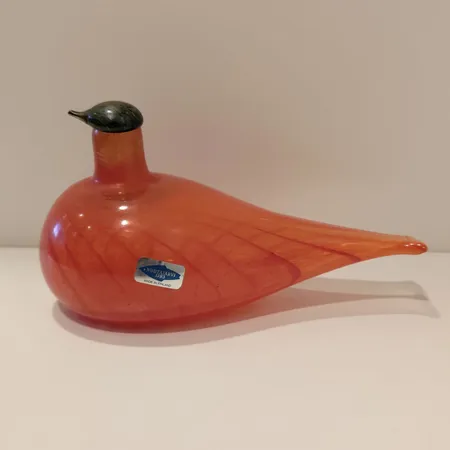 Lasilintu, signeeraus O.Toikka Nuutajärvi, pituus 165mm, 