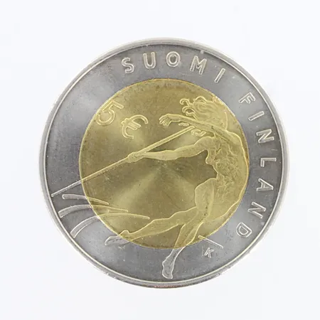 Juhlaraha, Yleisurheilun MM-kilpailut 2005, nimellisarvo 5euroa, Cu/Ni