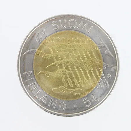 Juhlaraha Suomi 2007, nimellisarvo 5 euroa, Itsenäisyys 90 vuotta