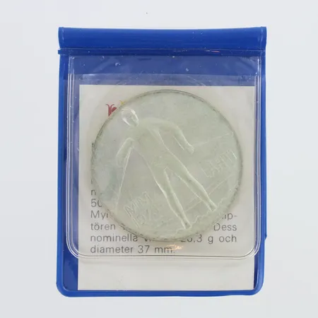 Juhlaraha, Lahti MM 1978, nimellisarvo 25mk, 500,  Paino: 26,6 g