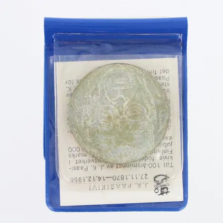Juhlaraha, J.K Paasikivi 1970, nimellisarvo 10mk, 500,   Paino: 22,6 g