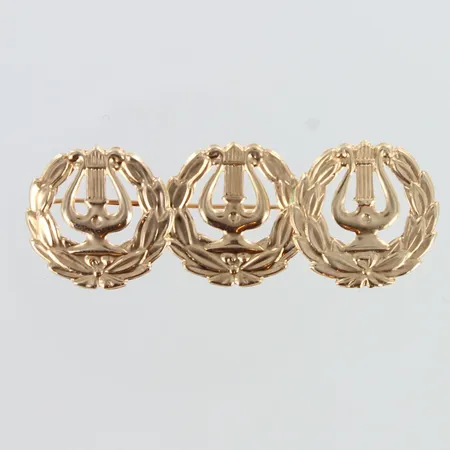 Lyyra, käytön jälkiä, leveys 45mm, 585, Paino: 1,1 g