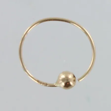 Korvakoru, vääntynyt, Ø12mm, 585,  Paino: 0,2 g