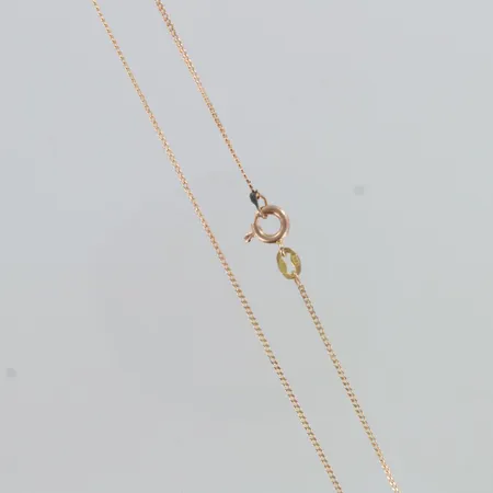 Panssarikaulaketju, pituus 47.5mm, käytön jälkiä, 585,  Paino: 1,1 g