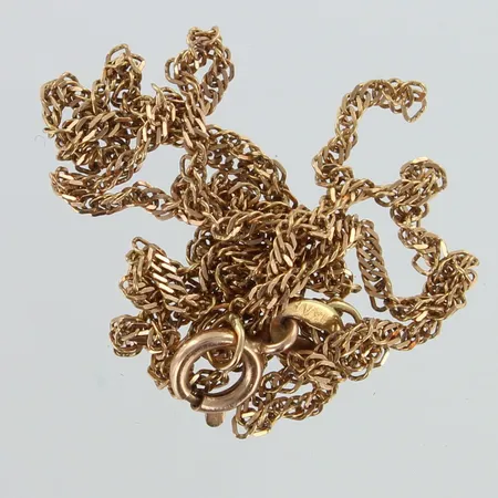 Viallinen singapore-kaulaketju, 585,  Paino: 2,7 g