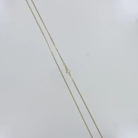 Panssarikaulaketju, käytön jälkiä, pituus 62cm, 585,  Paino: 6,5 g