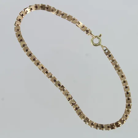 Rannekoru, käytön jälkiä, pituus 19.5mm, 585,  Paino: 2,7 g