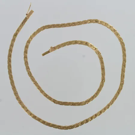 Kaulakoru, pituus 45cm, 750,  Paino: 22,6 g