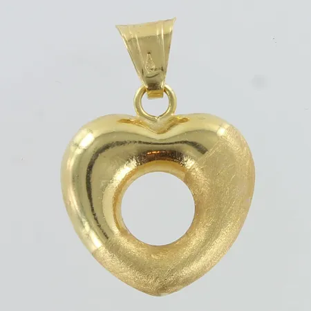 Sydän-riipus, korkeus 26mm, 750,  Paino: 2,7 g