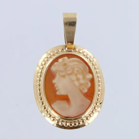 Camee-riipus, korkeus 16mm, 585br,  Paino: 0,6 g