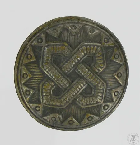 Osmonsolmu, Kalevala Koru, Ø 40mm, metallia.