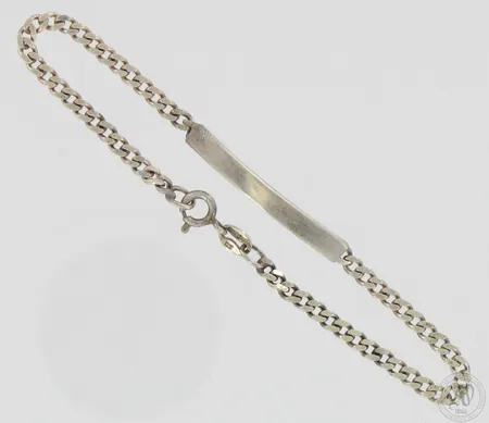 Panssariranneketju laatalla, pituus 185mm ja leveys 3mm, 830,  Paino: 4,5 g