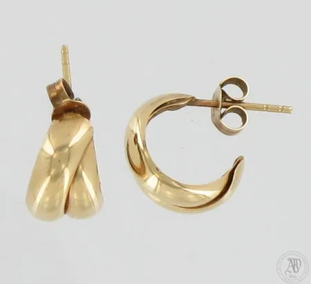 Korvakorut, korkeus 11mm, 585,  Paino: 1,1 g