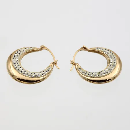 Kivikorvakorut, korkeus 19mm, 585br,  Paino: 1,5 g