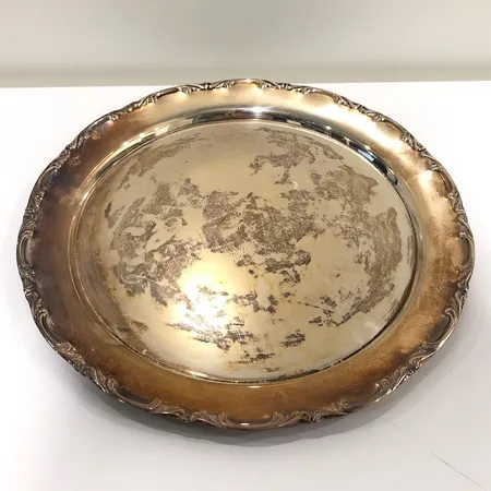 Hopealautanen, käytön jälkiä, Ø250mm, 830,  Paino: 289,2 g