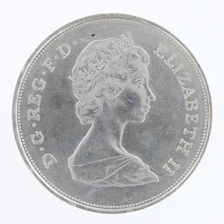 Kerälyraha, 25 New Pence - Elizabeth II (Queen Mother),  1980, kuparinikkeliä,  