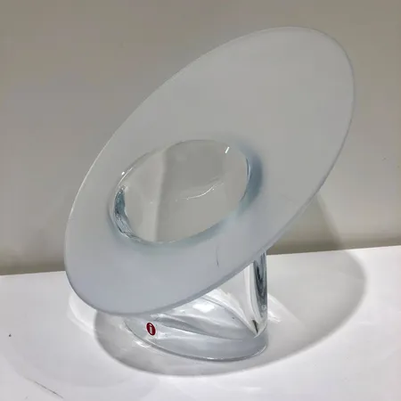 Lasimaljakko Marcel, Iittala, signeerattu Timo Sarpaneva Iittala 1995, korkeus 190mm, pieniä naarmuja