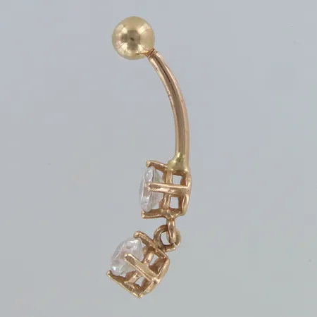Napakoru kivillä, neulan paksuus 1,2mm, pituus 28mm, 585br,  Paino: 1,6 g