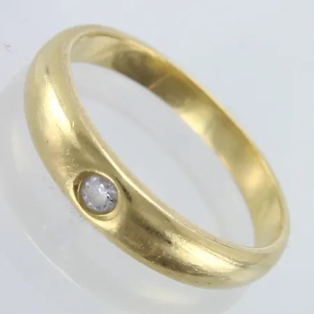 Timanttisormus 1x0.05ct, koko 17, 585,  Paino: 3,4 g