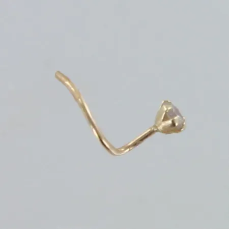 Nenäkoru kivellä, kiven Ø 2,5mm, 585br,  Paino: 0,1 g