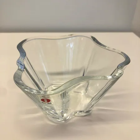 Aalto-Kulho, design Alvar Aalto, Iittala, korkeus 75mm, kirkas