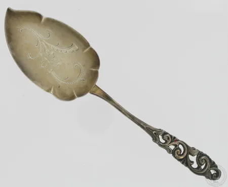 Kakkulapio, kaiverrettu, pituus 205mm, 813,  Paino: 38,9 g