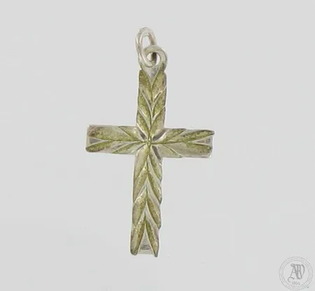 Risti-riipus, korkeus 20mm, leveys 10mm, 800,  Paino: 0,6 g