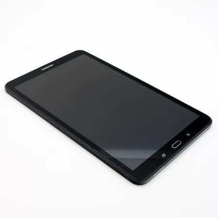 Android tabletti, Samsung Galaxy Tab A (2016), 10.1", 32Gt, näytössä naarmuja, suojakotelo ja laturi