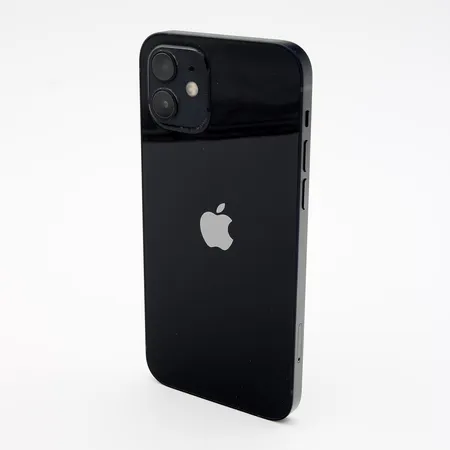 Älypuhelin, Apple, Iphone 12 5G, 128Gt, musta, MGJA3FS/A, lighting kaapeli, DNA takuukuitti 29.08.2025 asti