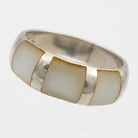 Kivisormus, koko 17¼, 925br,  Paino: 4,9 g