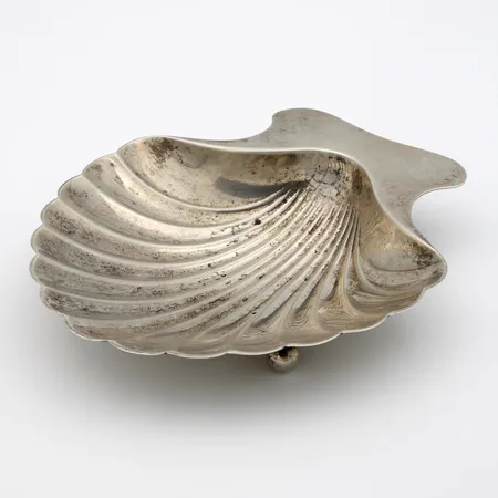 Tiffany and Co Scallop Shell -astiasetti sterlinghopeaa, paino 116,7g 