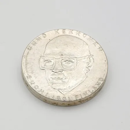 Juhlaraha, Urho Kekkonen 1981, nimellisarvo 50mk, 500,   Paino: 20 g